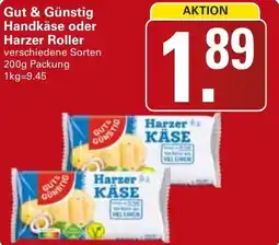 WEZ Gut & Günstig Handkäse oder Harzer Roller Angebot