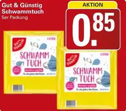 WEZ Gut & Günstig Schwammtuch Angebot