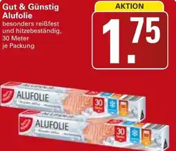 WEZ Gut & Günstig Alufolie Angebot