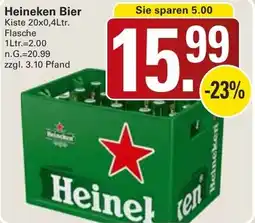 WEZ Heineken Bier Angebot