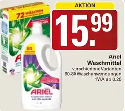 WEZ Ariel Waschmittel Angebot