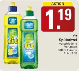 WEZ fit Spülmittel Angebot