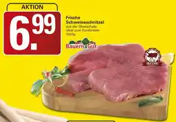 WEZ Bauern Gut Frische Schweineschnitzel Angebot