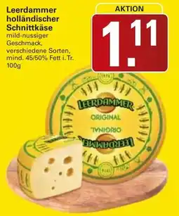 WEZ Leerdammer holländischer Schnittkäse Angebot