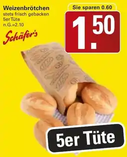 WEZ Schäfer's Weizenbrötchen Angebot