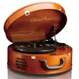 Netto Marken-Discount Classic Phono TT-34 Retro Kofferplattenspieler Angebot
