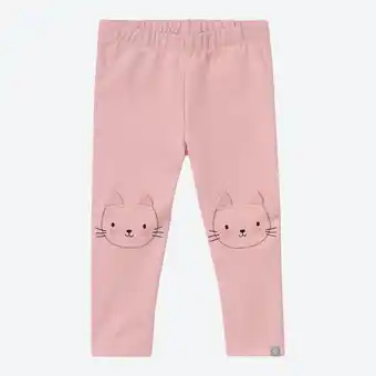 NKD Baby-Mädchen-Sweatleggings mit Katzen-Applikation Angebot