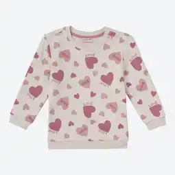 NKD Baby-Mädchen-Sweatshirt mit Herz-Allover-Print Angebot