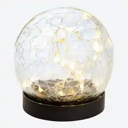 NKD Solarleuchte aus Glas in Crackle-Optik, Ø ca. 9 cm Angebot