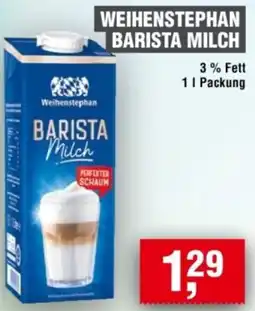 Handelshof Weihenstephan barista milch Angebot