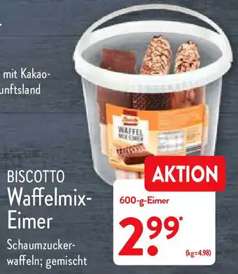 Aldi Nord Biscotto Waffelmix Eimer 600g Angebot