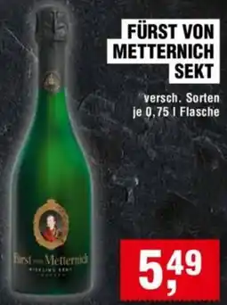 Handelshof Fürst von metternich sekt Angebot