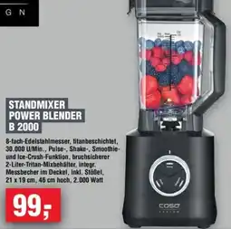 Handelshof caso DESIGN Standmixer power blender b 2000 Angebot