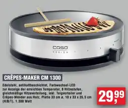 Handelshof caso DESIGN Crêpes-maker cm 1300 Angebot