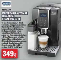 Handelshof DeLonghi Kaffeevollautomat dinamica ecam 356.57.b Angebot