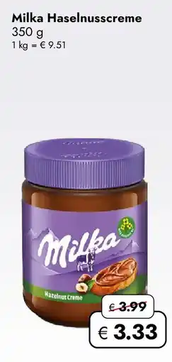 Travel Free Milka Haselnusscreme Angebot