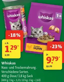 Fressnapf Whiskas Nass- und Trockennahrung Angebot