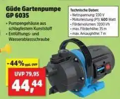 Thomas Philipps Güde Gartenpumpe GP 6035 Angebot