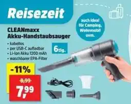 Thomas Philipps CLEANmaxx Akku-Handstaubsauger Angebot