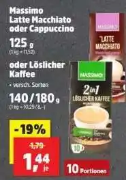 Thomas Philipps Massimo Latte Macchiato oder Cappuccino Angebot
