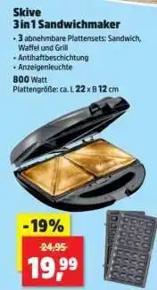 Thomas Philipps Skive 3in1 Sandwichmaker Angebot