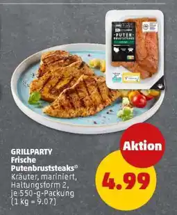 PENNY GRILLPARTY Frische Putenbruststeaks Angebot