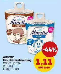 PENNY ALMETTE Frischkäsezubereitung Angebot