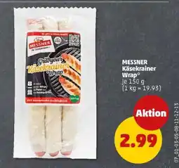 PENNY MESSNER Käsekrainer Wrap Angebot