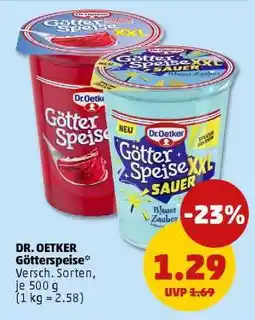 PENNY Dr Oetker Götterspeise Angebot