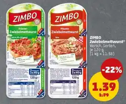 PENNY Zimbo Zwiebelmettwurst Angebot