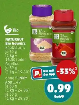 PENNY NATURGUT Bio Gewürz Angebot