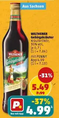PENNY WILTHENER Gebirgskräuter Angebot