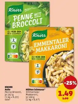 PENNY Hütten Schmaus Emmentaler Makkaroni Angebot