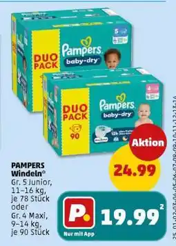 PENNY Pampers Windeln Angebot