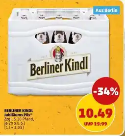 PENNY BERLINER KINDL Jubiläums Pils Angebot