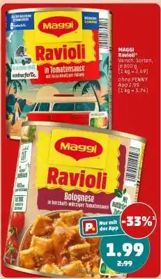 PENNY Maggi Ravioli Angebot