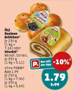 PENNY Ölz Rosinen Brötchen Angebot