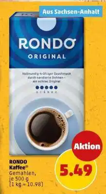 PENNY RONDO Kaffee Angebot