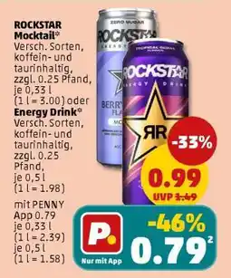 PENNY ROCKSTAR Mocktail* oder Energy Drink Angebot