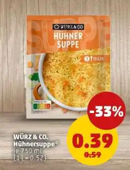 PENNY WÜRZ & CO. Hühnersuppe Angebot