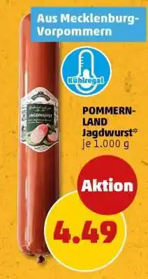 PENNY POMMERN LAND Jagdwurst Angebot