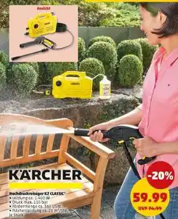 PENNY Hochdruckreiniger K2 CLASSIC Angebot