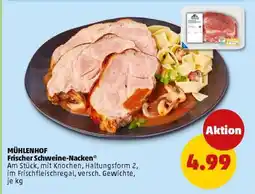 PENNY MÜHLENHOF Frischer Schweine-Nacken Angebot