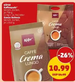 PENNY KÄFER Kaffeepads Angebot