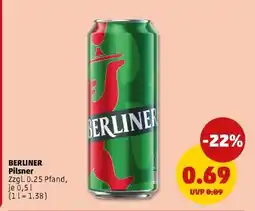 PENNY BERLINER Pilsner Angebot