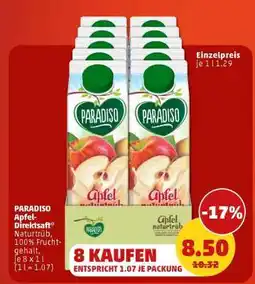 PENNY PARADISO Apfel-Direktsaft Angebot