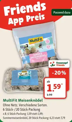 Fressnapf MultiFit Meisenknödel Angebot
