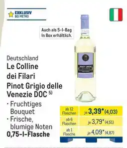 METRO Le Colline dei Filari Pinot Grigio delle Venezie DOC Angebot