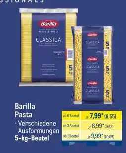 METRO Barilla Pasta Angebot