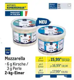 METRO Mozzarella Angebot